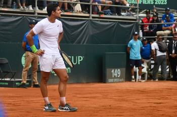 Cristian Garin sucumbió ante Joao Sousa y se despidió del ATP 250 de Córdoba