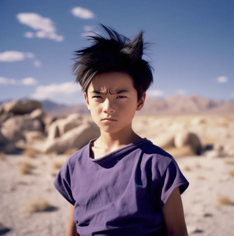 Gohan, según la IA.