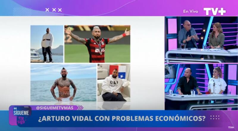 Mauricio Israel habla sobre antecedentes de la supuesta crisis económica de Arturo Vidal. Foto: TV+.