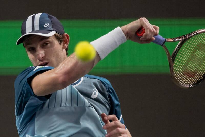 Jugando en el Masters 1000 de Shanghai Foto: Agencia EFE.