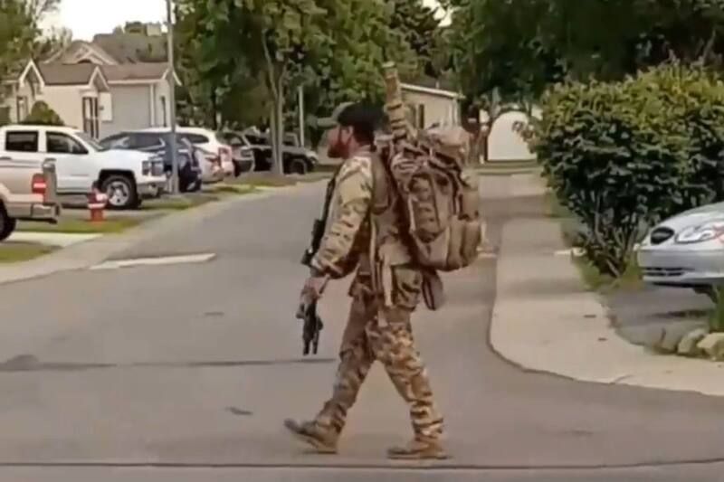 El sospechoso fue encontrado muerto. Captura video.