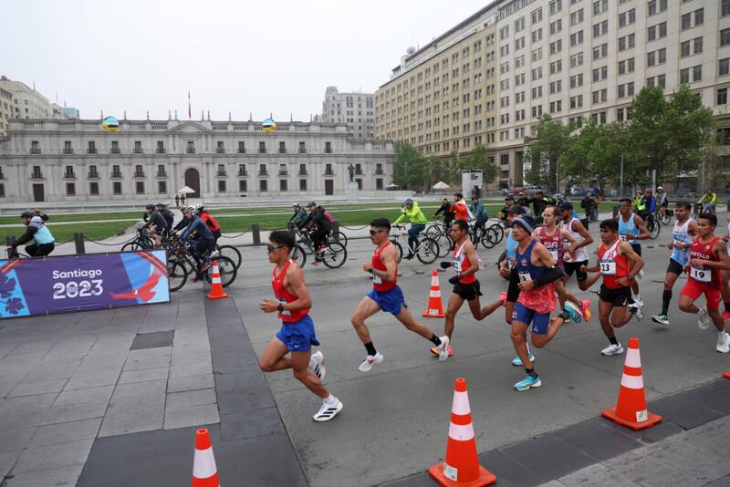 se quedó con la medalla de plata en el maratón panamericano (Foto: Photosport)