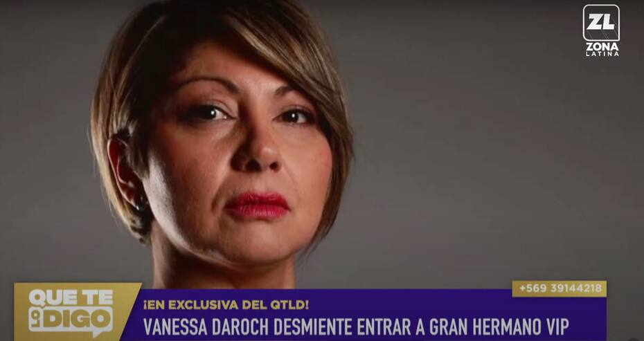 Vanessa Daroch desmintió su participación en "Gran Hermano Chile 2".