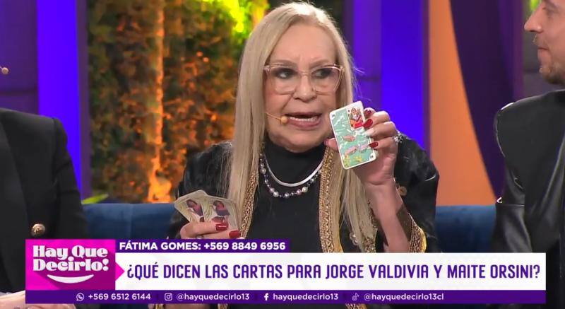 Fatima Gomes habló sobre el futuro de Maite Orsini y Jorge Valdivia. Créditos: Canal 13