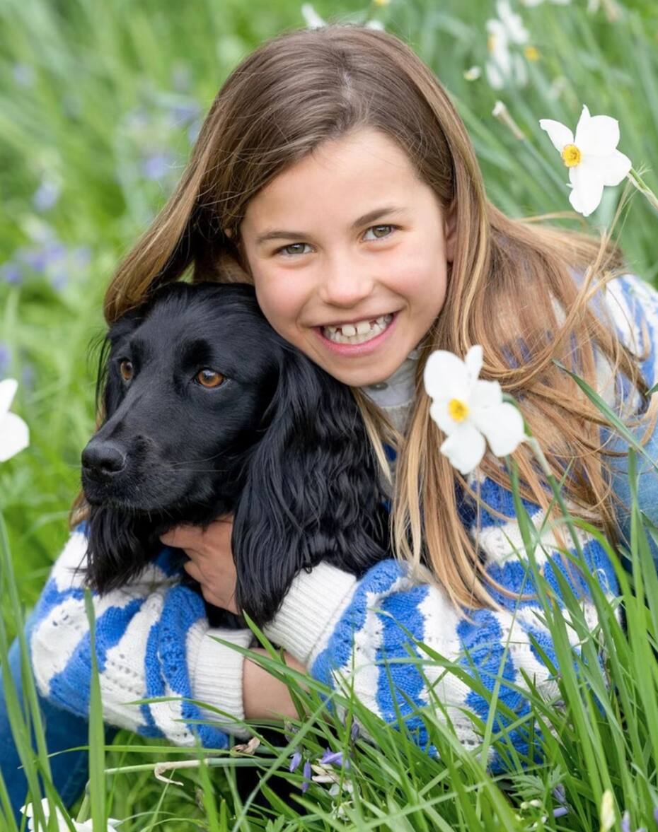 La hija de Kate Middleton y el príncipe William posó para la fotografía de su cumpleaños con Orla