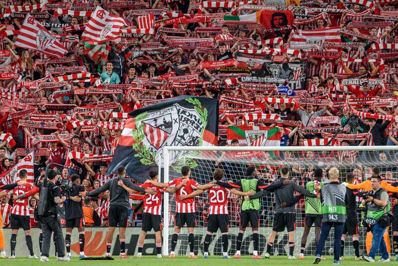 Athletic de Bilbao en Europa League. EFE