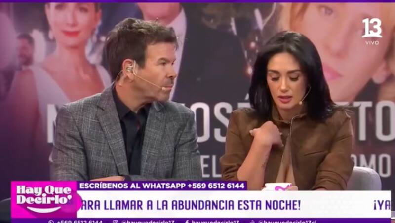 El actor se lanzó contra Natalia Valdebenito.