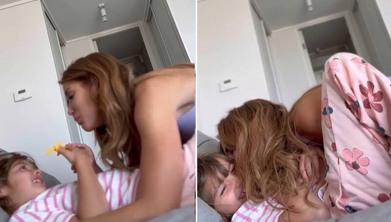 La española se reencontró con su hija. Créditos: Instagram