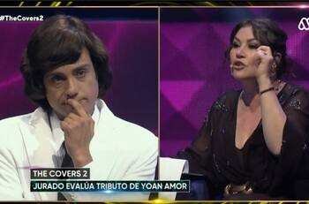 Yoan Amor se mostró visiblemente enojado tras comentario de Javiera Contador sobre su interpretación en "The Covers 2"