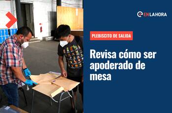 Plebiscito de Salida: ¿Cómo puedo ser apoderado de mesa este 4 de septiembre?