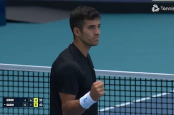 VIDEO | Con categoría: el match point de Cristian Garin para avanzar en el Master 1000 de Miami
