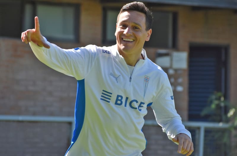 El argentino se entrena en San Carlos de Apoquindo. Foto: Comunicaciones Cruzados.