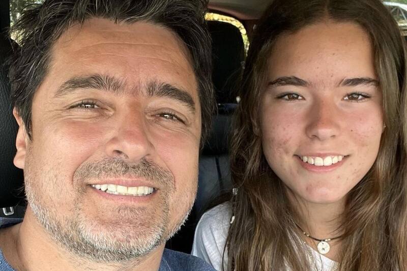 Jorge Zabaleta y Milagros Zabaleta en Futrono / Créditos: Instagram