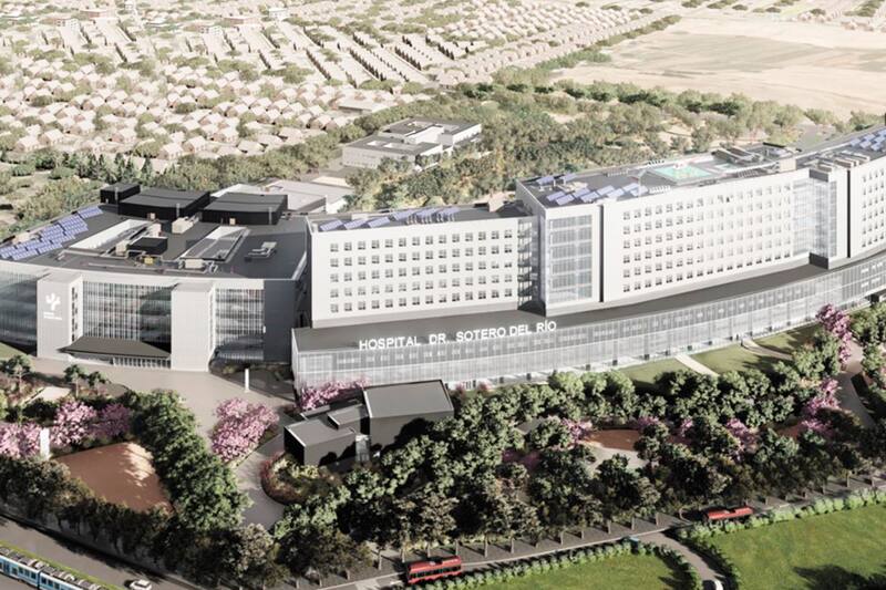 Visualización del nuevo Hospital DR. Sótero del Río.