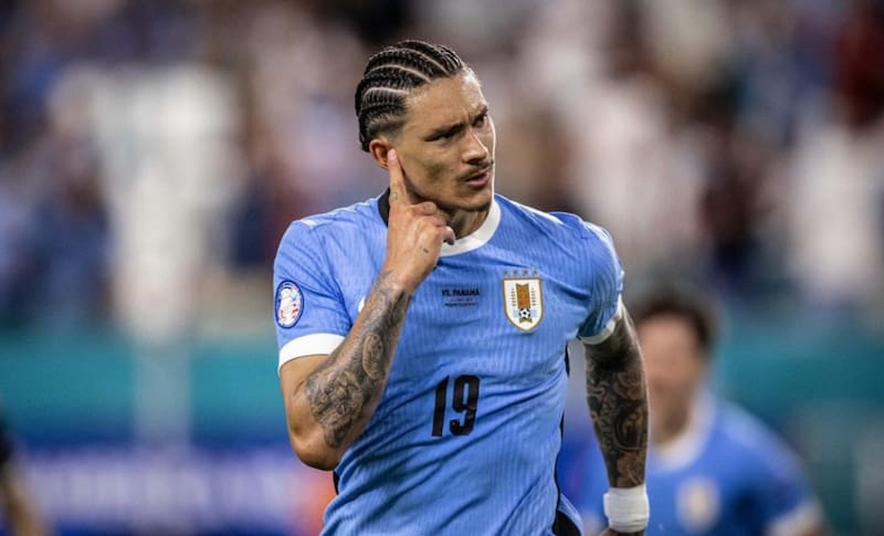 Uruguay comenzó con el pie derecho la Copa América. Foto: Aton.