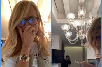 “No sé dónde queda Lomas Turbas”: Cecilia Bolocco cayó en vivo en una broma que hizo reír a su hijo, Máximo Menem