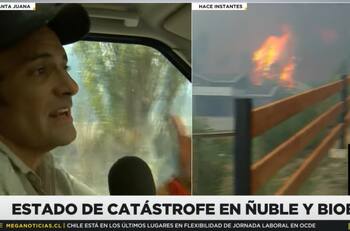 "Hay que salir al tiro carajo": Gonzalo Ramírez vivió momento de desesperación en medio de despacho desde incendios forestales