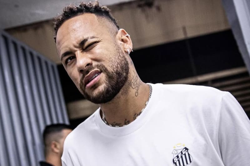 no pudo avanzar en la Copa do Brasil con el Santos. Foto: Instagram Santos Futebol Clube.