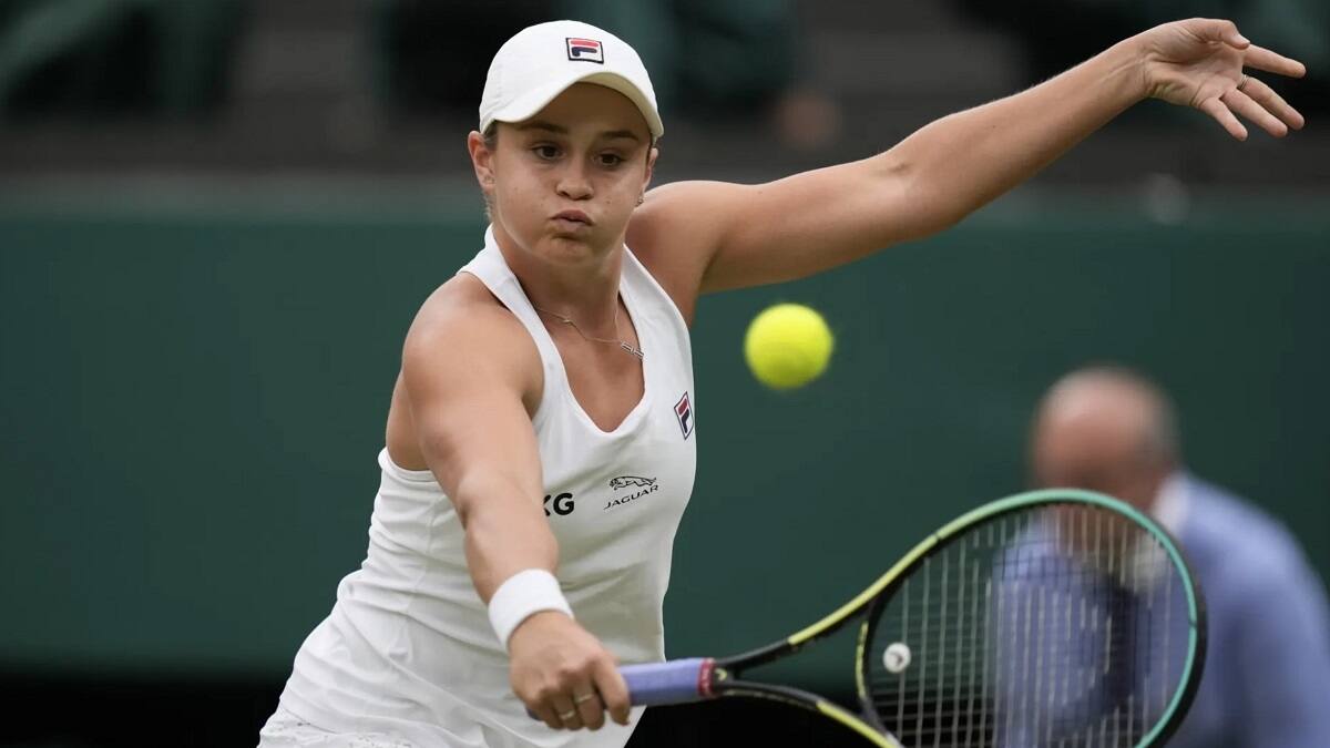 La tenista Ashleigh Barty, clasificada para las semifinales de Wimbledon