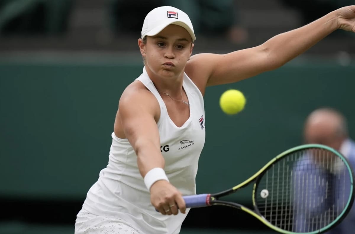 La tenista Ashleigh Barty, clasificada para las semifinales de Wimbledon