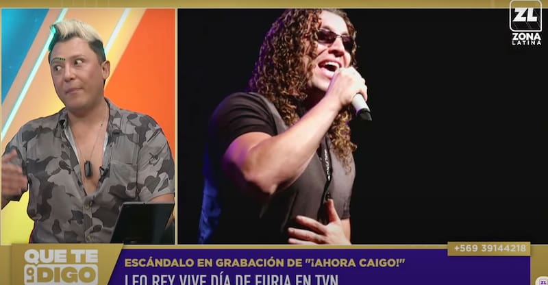 Leo Rey habló en el "Que te lo digo" de su día de furia en TVN.