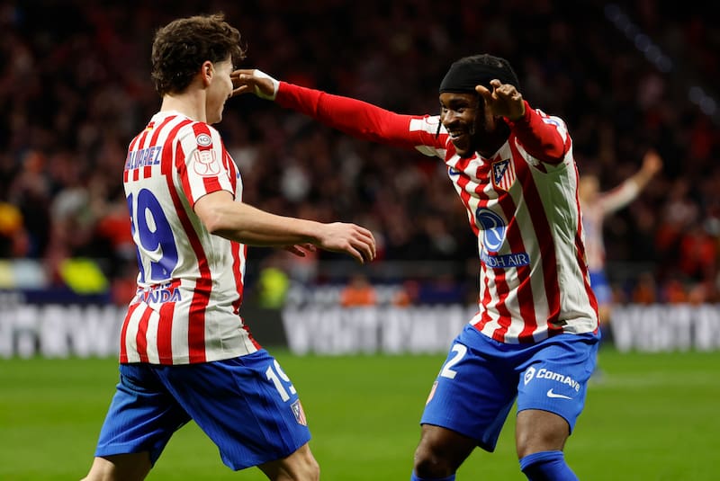 Atlético de Madrid humilla al Barcelona con aplastante goleada en semifinales de Copa del Rey. Foto: EFE