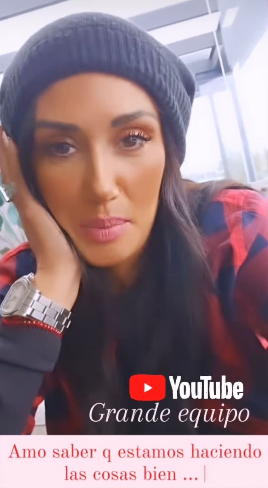 Pamela Díaz agradece a su equipo de "Sin Editar". Foto: Instagram.