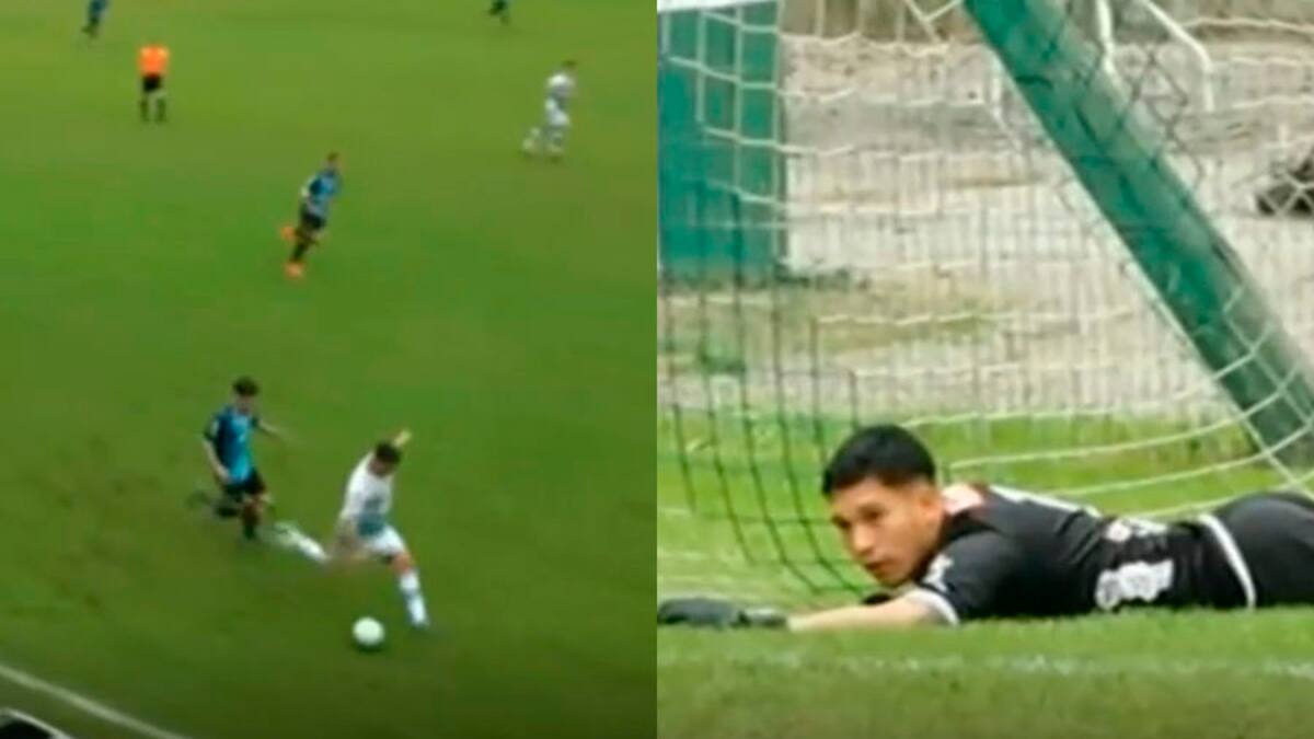 El insólito autogol de mitad de cancha que se vio en el Fútbol Uruguayo