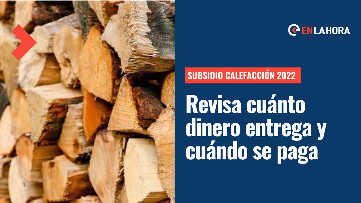 Subsidio Calefacción 2022: ¿Cómo saber si soy beneficiario y cuándo se paga el Bono Leña?