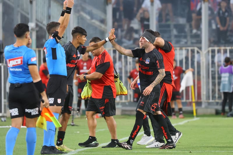 El extremo recibió un duro golpe en la Noche Alba Solidaria. Foto: Aton.