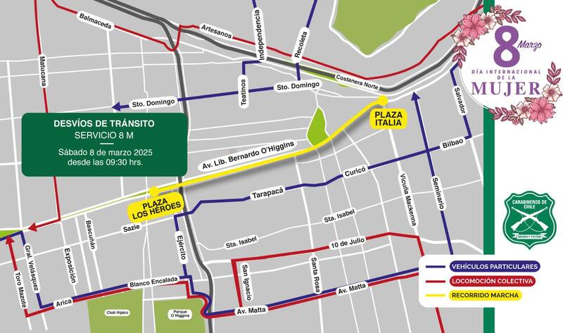 en la Región Metropolitana de Santiago.