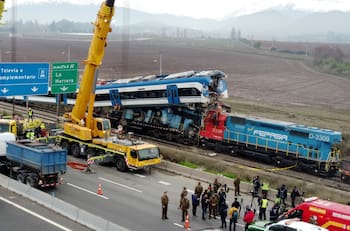 Amplían detención de maquinista y operador tras choque de trenes en San Bernardo: Esto dijo la Fiscalía