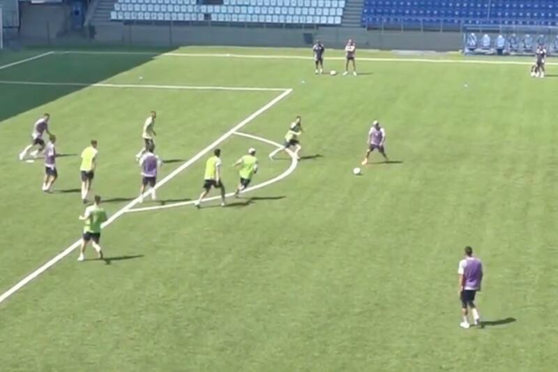 en el entrenamiento del FC Orenburg