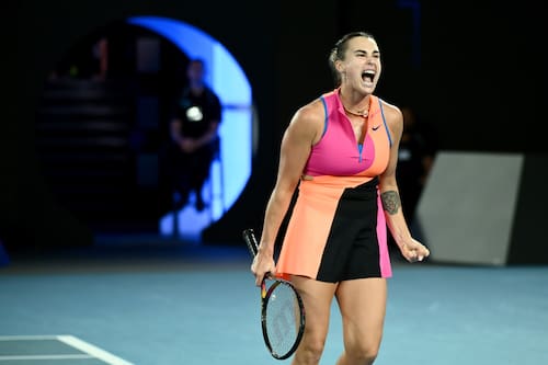 La bielorrusa jugará por cuarta vez la final del Australian Open. Ya lo ha ganado dos veces. Foto: Agencia EFE.