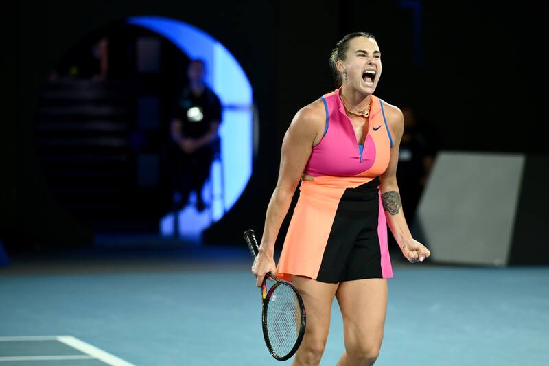 La bielorrusa jugará por cuarta vez la final del Australian Open. Ya lo ha ganado dos veces. Foto: Agencia EFE.