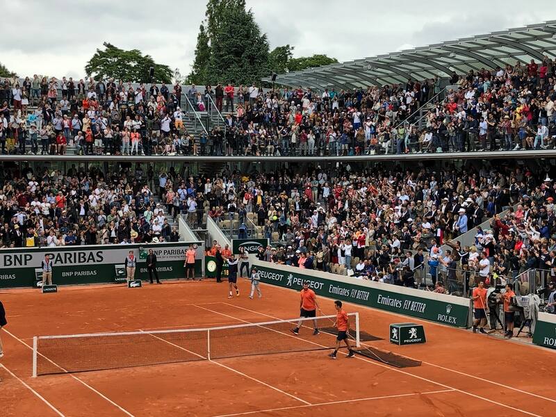 El Court Simonne Mathieu de Roland Garros ha sido alabado por el ambiente que genera.
