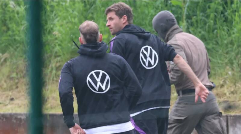 entrenando junto a las fuerzas especiales de Alemania. (Imagen: BILD)