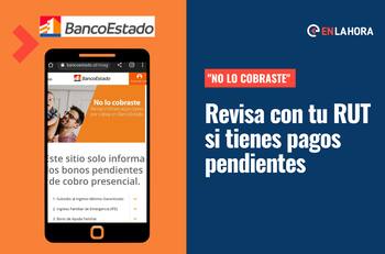 "No lo cobraste" de Banco Estado: Revisa si tienes pagos pendientes solo con tu RUT
