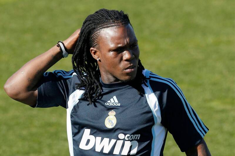 Royston Drenthe durante su etapa en el Real Madrid.