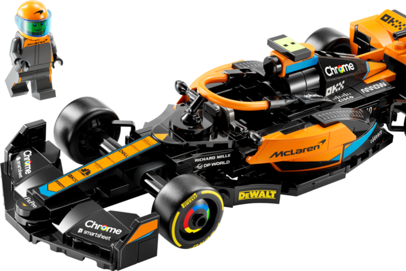 Distintos tipos de productos, desde escala 1:8 a los LEGO Duplo