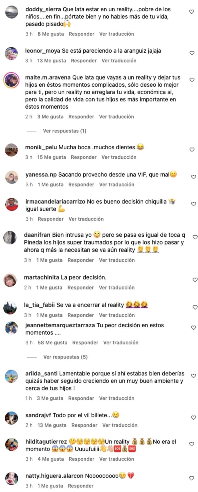 Las duras críticas que ha recibido Faloon Larraguibel.