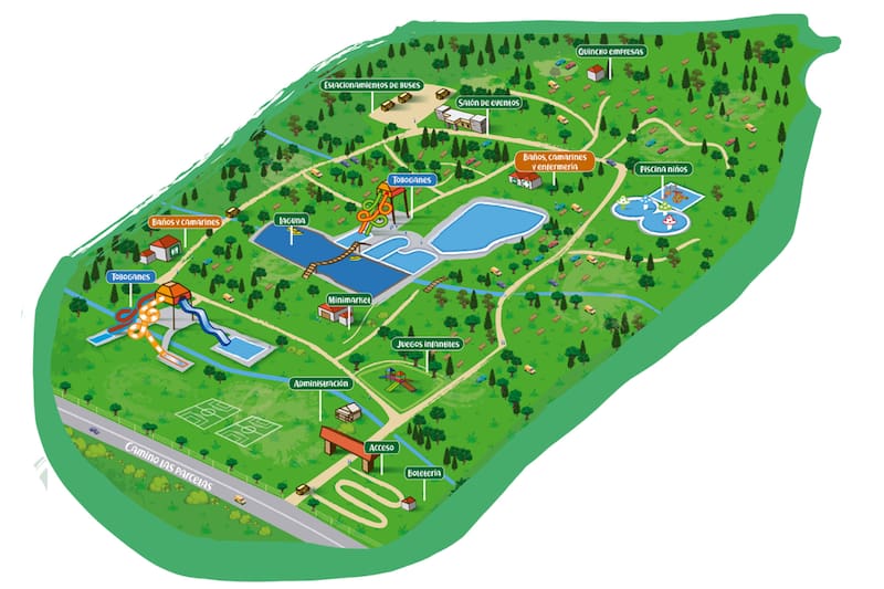 Este es el mapa completo del lugar.