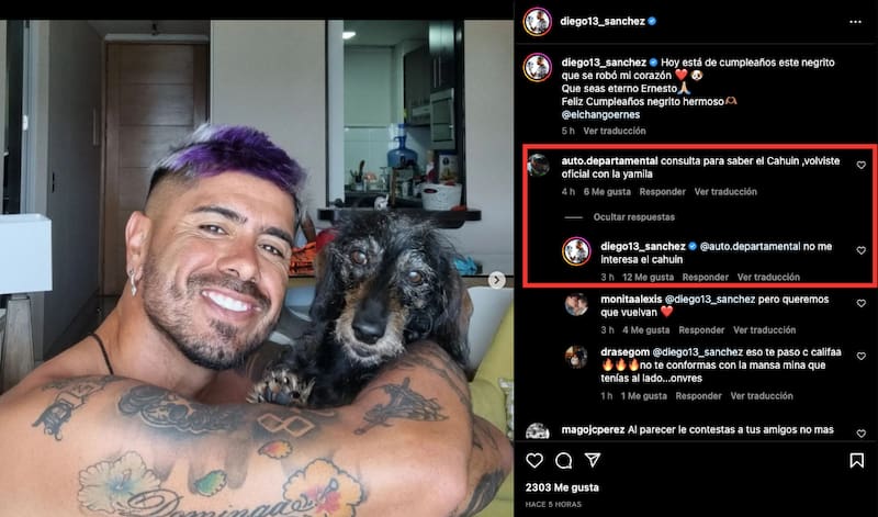 Se refirió a su regreso con Yamila Reyna.