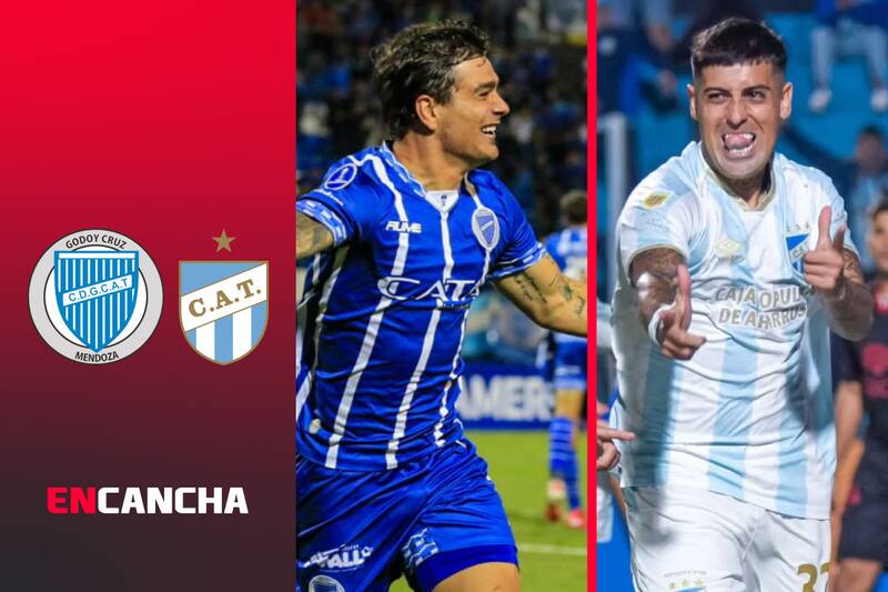 por la fecha 15 de la Liga Argentina. Foto: RRSS Godoy Cruz y Atlético Tucumán.