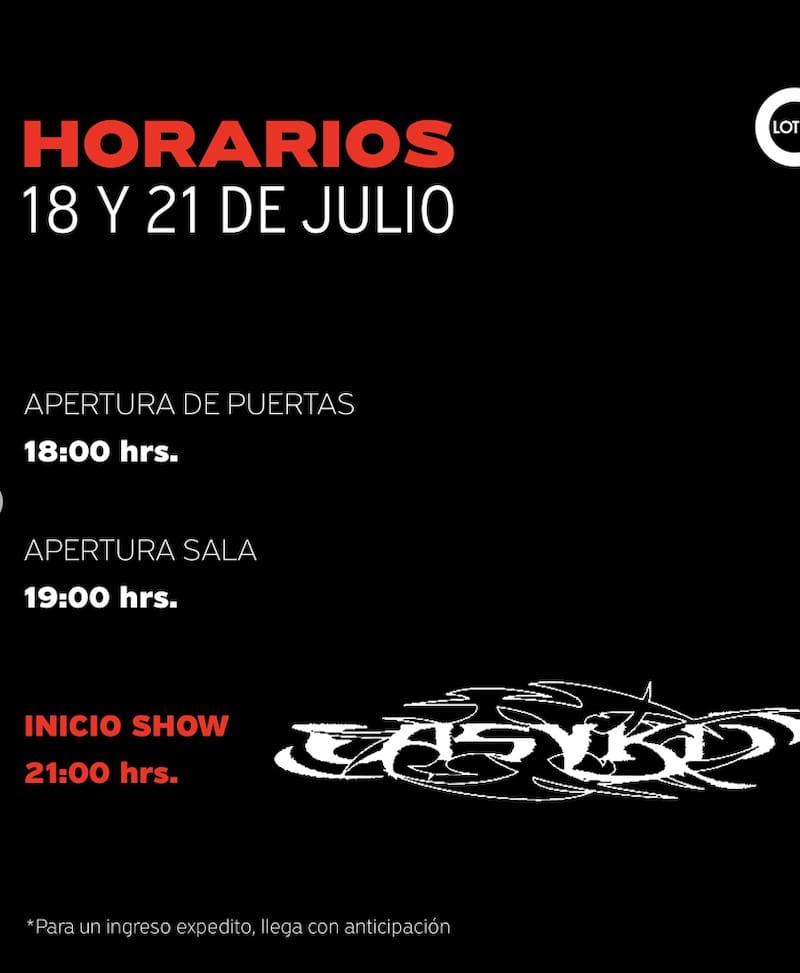 El artista se presentará en el Movistar Arena.