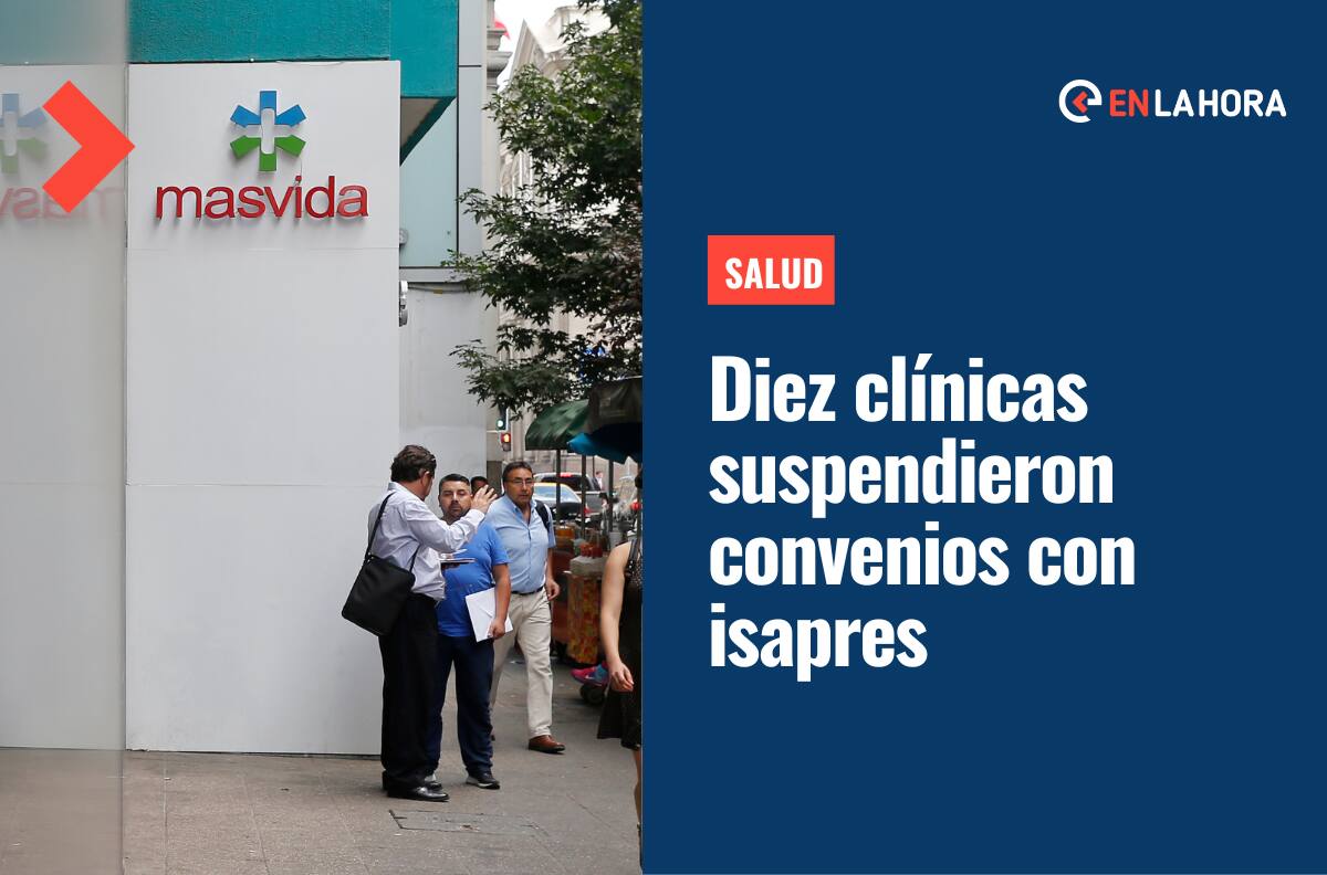 Debido a las altas deudas: Estas son las 10 clínicas que suspendieron sus convenios con isapres