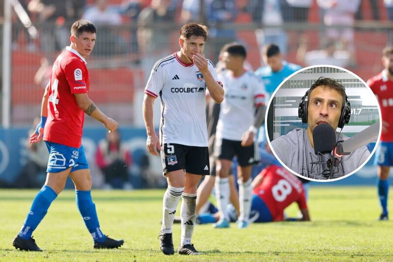 Jorge Valdivia apuntó contra Leonardo Gil tras empate de Colo Colo ante la UC. Foto: Aton.