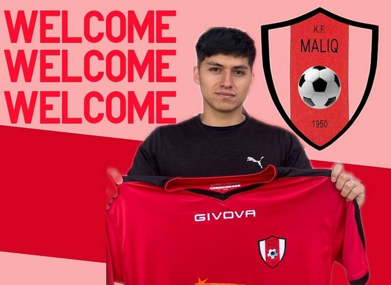 , el único chileno que juega en Albania. Foto: Facebook.