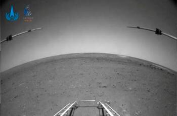 Video: Sonda china Tianwen-1 envió imágenes desde Marte