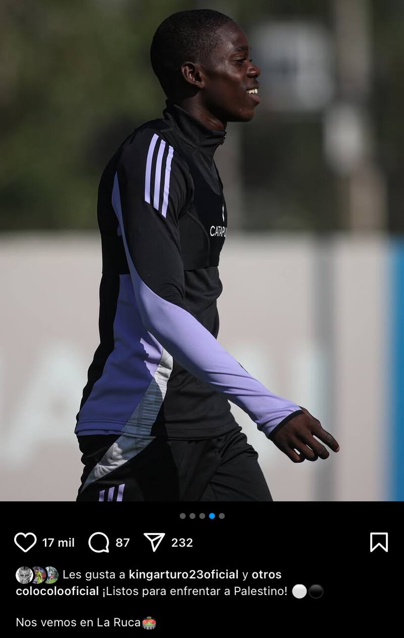 Colo Colo dio luces de una posible citación para el extremo haitiano. Foto: Colo Colo